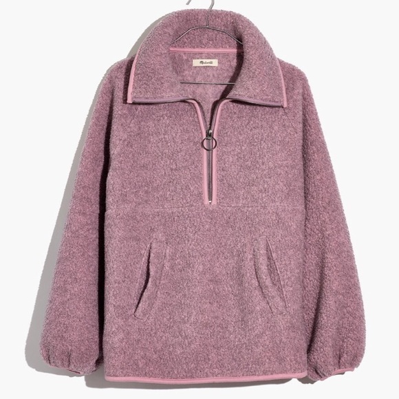 Madewell Polartec® Fleece Half-Zip Jacket - Picture 1 of 11